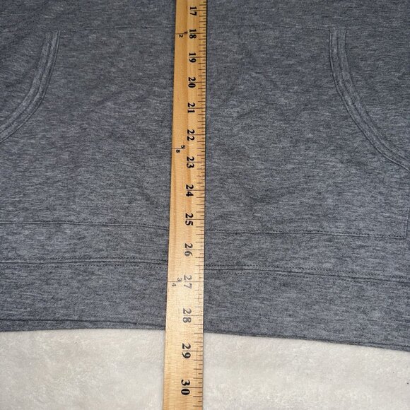 Mens Johnnie-O Hoodie Henley Pullover Heather Gray Size XLarge - Picture 5 of 8